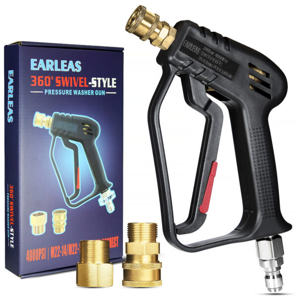 Short Pressure Washer Gun with Swivel