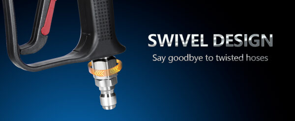 Short Pressure Washer Gun with Swivel - Image 9