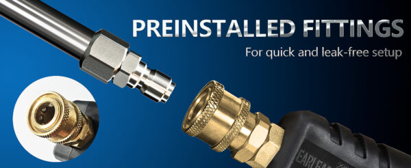 Short Pressure Washer Gun with Swivel - Image 8