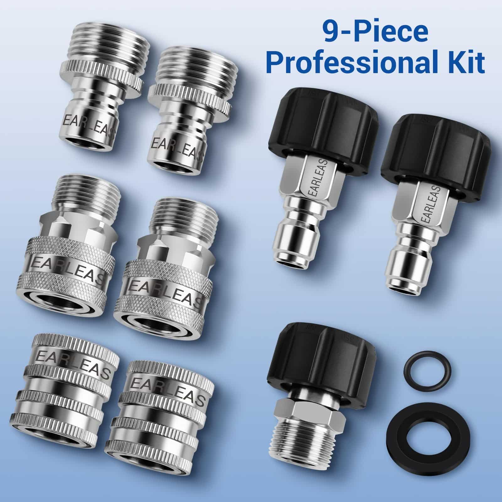 Earleas pressure washer adapter set - Image 3